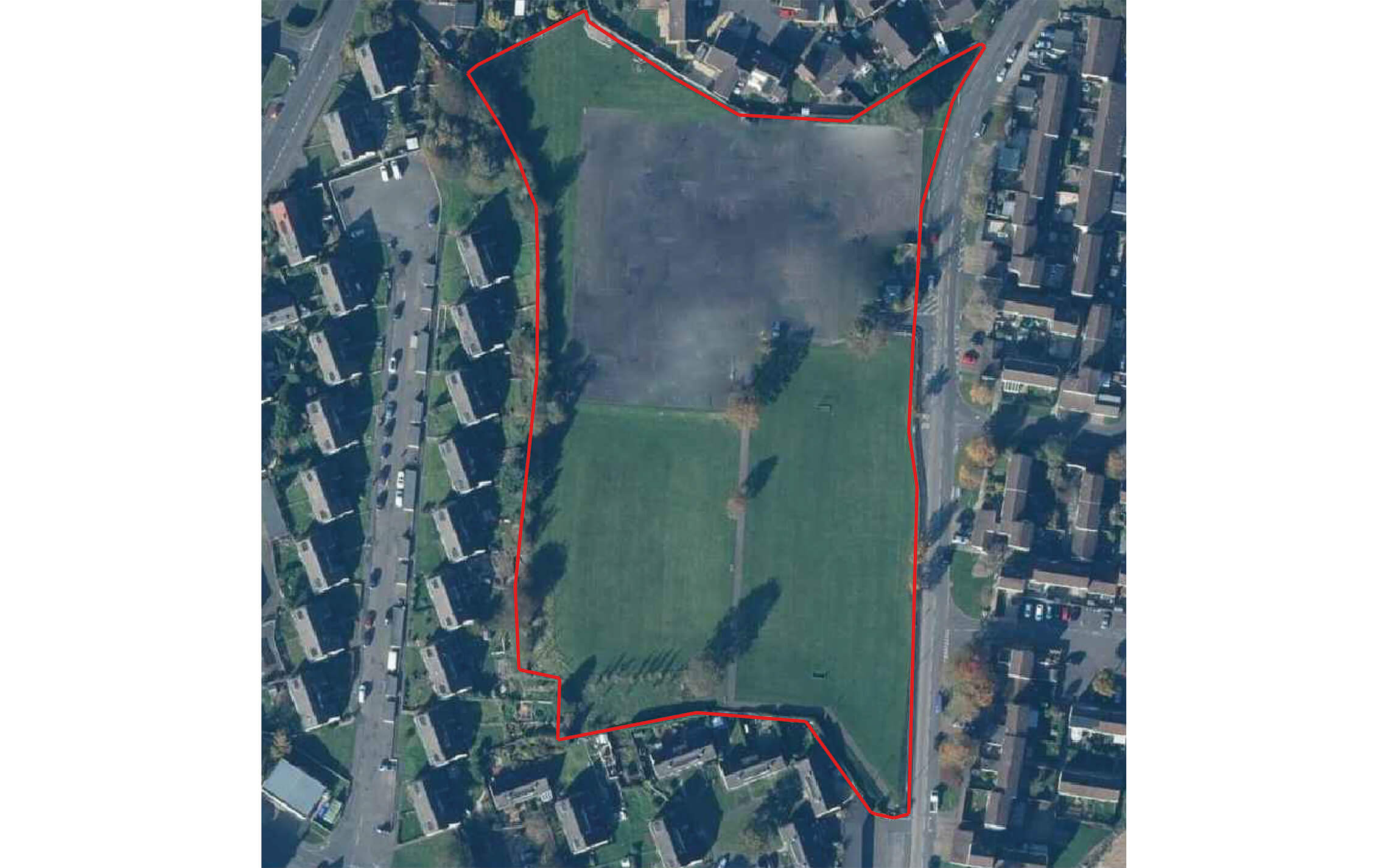 Planned development area of former Howdenburn Primary School